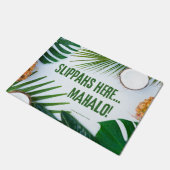 SLIPPAHS HIER MAHALO - SLIPPERS - DEUR MAT RUG (Schuin)