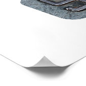 Slipperende letters van de omarming van diversitei poster (Hoek)