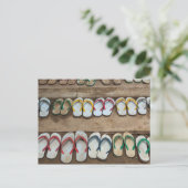 Slippers Briefkaart (Staand voorkant)