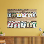 Slippers Canvas Afdruk (Insitu (Woonkamer))