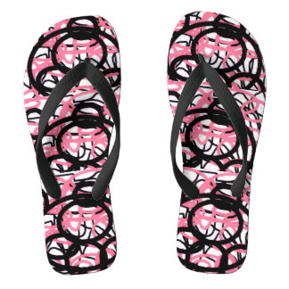 Slippers met Ronde Vormen Teenslippers
