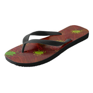 Slippers voor volwassenen, brede banden teenslippers