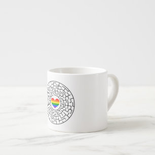 Slippery Joe's pride maze hartpijl puzzle labyri Espresso Kop