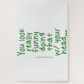 SlipperyJoe doet dat met je hoofd. Legpuzzel (Verticaal)