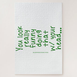 SlipperyJoe doet dat met je hoofd. Legpuzzel