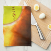 SlipperyJoe, Fireball Raspberry, Softball in brand Theedoek (Quarter Fold)