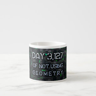 SlipperyJoe gebruikt geen geometrie die hexa in el Espresso Kop