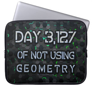 SlipperyJoe gebruikt geen geometrie die hexa in el Laptop Sleeve