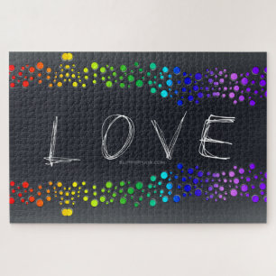 SlipperyJoe houdt van bellen rood oranje geel groe Legpuzzel