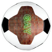 SlipperyJoe illuminé néon gay signe lumineux vif (Tourné)