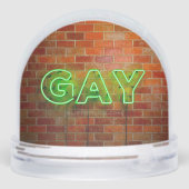 SlipperyJoe illuminé néon gay signe lumineux vif (Arrière)