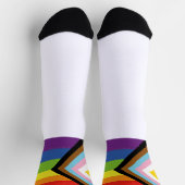 SlipperyJoe Intersex Progress Pride Flag regenboog Sokken (Top)