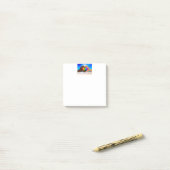 SlipperyJoe levendig regenboog verloop hart interr Post-it® Notes (Op bureau)