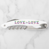 SlipperyJoe liefde is liefde druppelen smelten dyn Kurkentrekker (Achterkant)