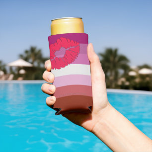 SlipperyJoe lipstick lesbische pridevlag vrouwelij