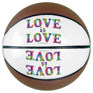 SlipperyJoe love is love druipende smeltende dynam Basketbal