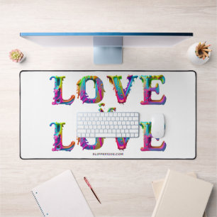 SlipperyJoe love is love druipende smeltende dynam Bureaumat
