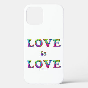 SlipperyJoe love is love druipende smeltende dynam iPhone 12 Pro Hoesje