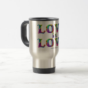 SlipperyJoe love is love druipende smeltende dynam Reisbeker