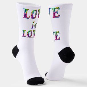 SlipperyJoe love is love druipende smeltende dynam Sokken