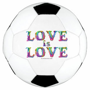 SlipperyJoe love is love druipende smeltende dynam Voetbal