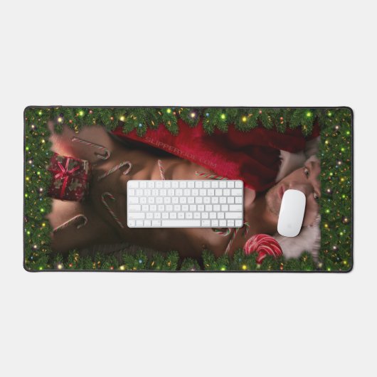 SlipperyJoe mannelijke borst zes pack maag blote r Bureaumat (Keyboard & Muis)