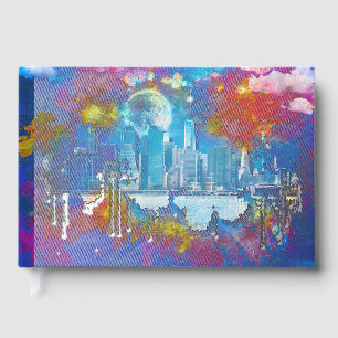 SlipperyJoe NYC graffiti lune entourée de tourbill