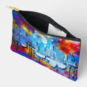 SlipperyJoe NYC graffiti maan omringd door wervele Etui