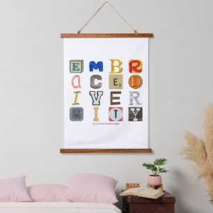 SlipperyJoe omarm diversiteit metafoor LGBTQIA glo Hangend Wandkleed