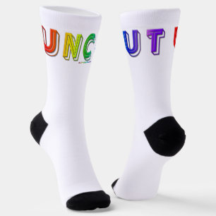 SlipperyJoe onbesneden levendig levendig neon rege Sokken