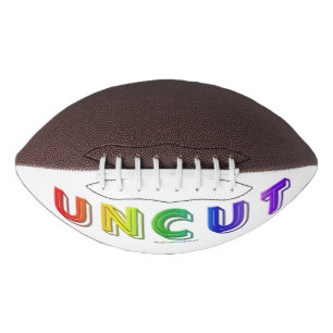 SlipperyJoe onbesneden levendig levendige neon reg American Football