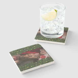 SlipperyJoe snoep stokken mannelijke borst lolly k Stenen Onderzetter