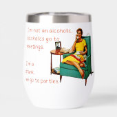 SlipperyJoe socialiser la fête de la boisson vinta (Arrière)