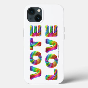 SlipperyJoe stem liefde gelijkheid regenboogkleuri iPhone 13 Hoesje