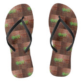 SlipperyJoe verlicht gay neonteken helder levendig Teenslippers (Voetbed)