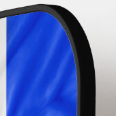 SlipperyJoe versleept de paarse witte blauwe kroop Pickleball Paddle (Links Detail)