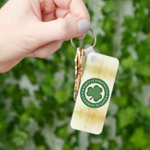 SlipperyJoe viert St. Patrick's Day Iris Sleutelhanger