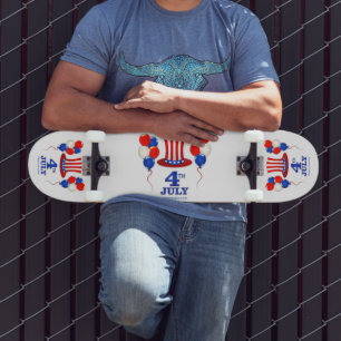 SlipperyJoe's 4 juli Onafhankelijkheidsdag klassie Skateboard