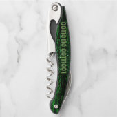 SlipperyJoe's 69 binaire code levendige groene com Kurkentrekker (Voorkant)