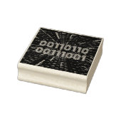SlipperyJoe's 69 binaire code levendige groene com Rubberstempel (Stempel)