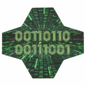 SlipperyJoe's 69 code binaire vert vibrant calcul (Plat)