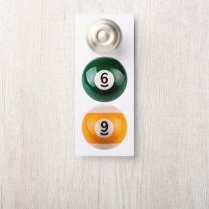 SlipperyJoe's 69 harde pooltafel twee biljartbal