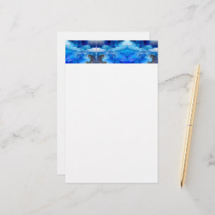 SlipperyJoe's abstracte wolkenkunst kleurrijk surr Briefpapier