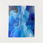 SlipperyJoe's abstracte wolkenkunstwerk kleurrijke Wandkleed (Voorkant)