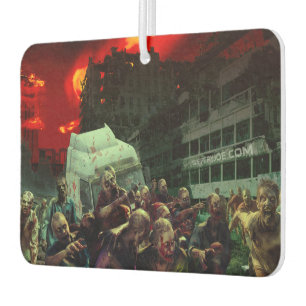 SlipperyJoe's apocalyptische Halloween-scène grote Luchtverfrisser