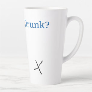 SlipperyJoe's Are You Drink gehamerd selectievakje Latte Mok