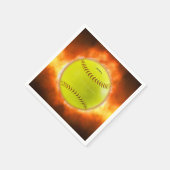 SlipperyJoe's artistic Softball on fire gay gifts  Servet (Hoek)