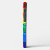SlipperyJoe's artistic Wave Gay Pride Flag gifts L Case-Mate iPhone Case (Achterkant / Links)