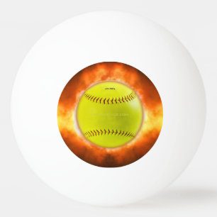 SlipperyJoe's artistieke Softbal in brand gay cade Pingpongballen