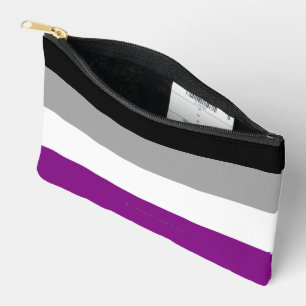 SlipperyJoe's aseksuele trotsvlag die inclusivitei Etui